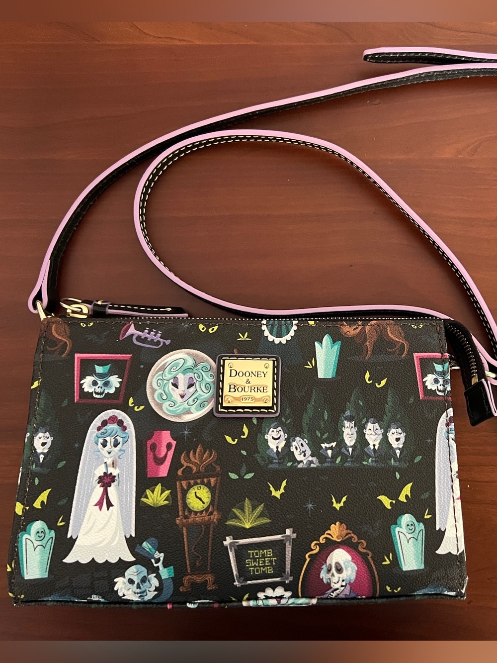 Dooney & Bourke 2018 Disney Haunted Mansion Leather Crossbody Bag